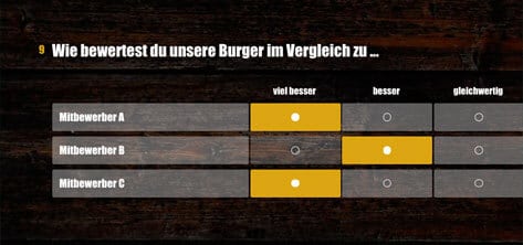 #1 Modernes und einzigartiges Umfrageerlebnis