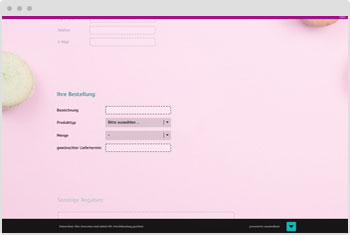 Umfrage-Vorlage: Online-Anmeldeformular | easyfeedback
