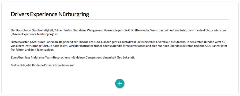 Begrüßungsseite