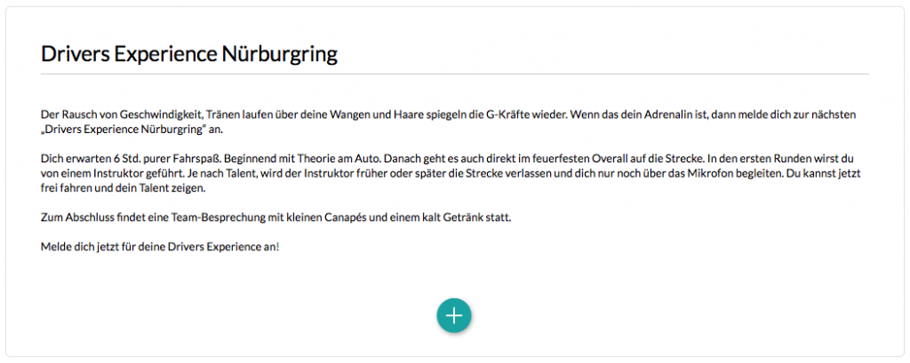 Begrüßungsseite