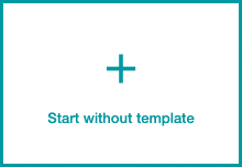 Create your questionnaire without template