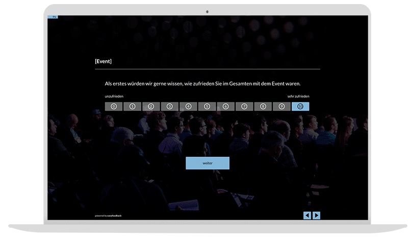 Event-Feedback Umfrage-Vorlage