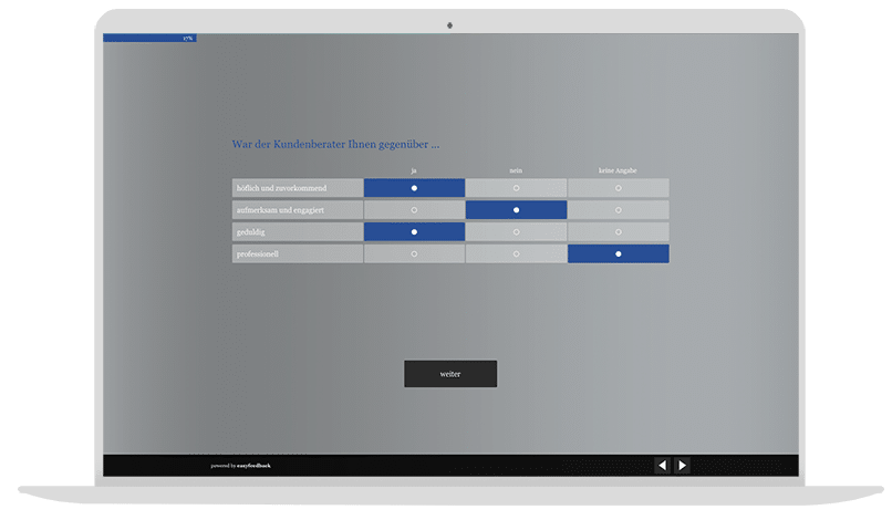 Feedback Kundenservice Autohaus Umfrage-Vorlage