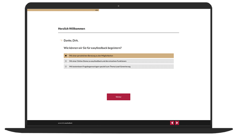 Neukunden gewinnen Umfrage-Vorlage