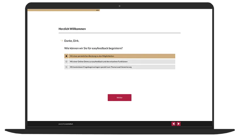 Neukunden gewinnen Umfrage-Vorlage