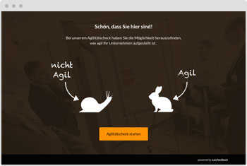 Quiz-Vorlage Agilitätscheck
