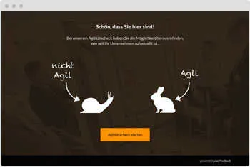 Quiz-Vorlage Agilitätscheck