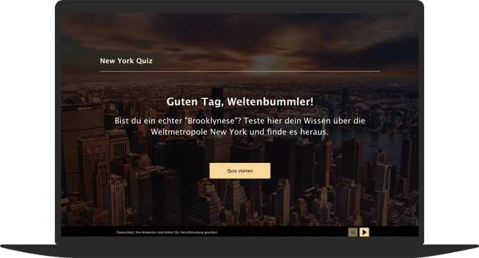 Städtequiz Quiz-Vorlage