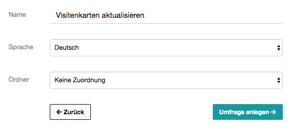 Vistenkarten aktualisieren