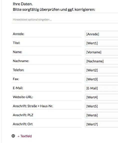 Platzhalter für Umfragedaten