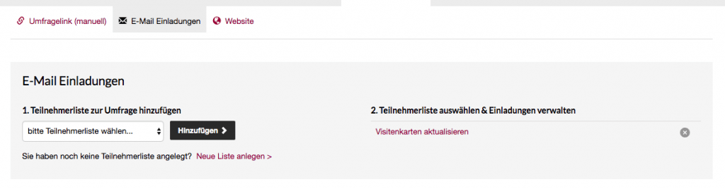 Email Einladung