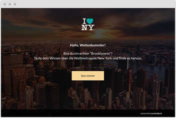Quiz-Vorlage Städtetrip