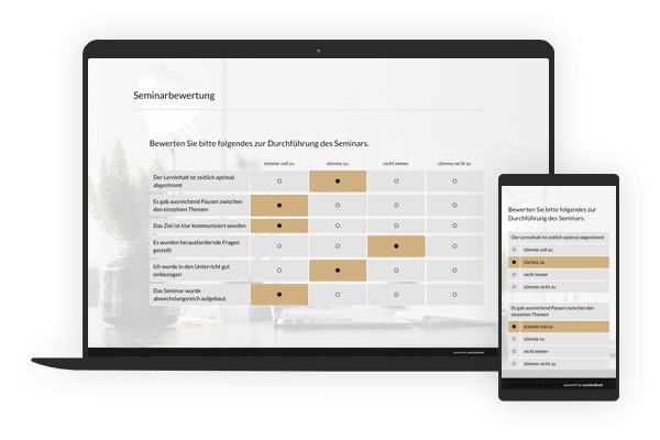 Geräteunabhängiger Einsatz​