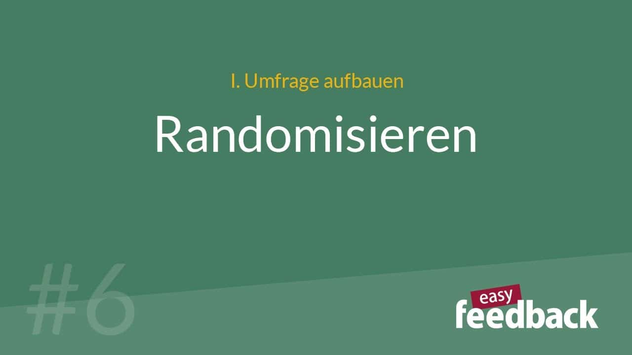 Randomisieren