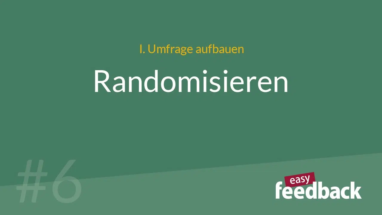 Randomisieren