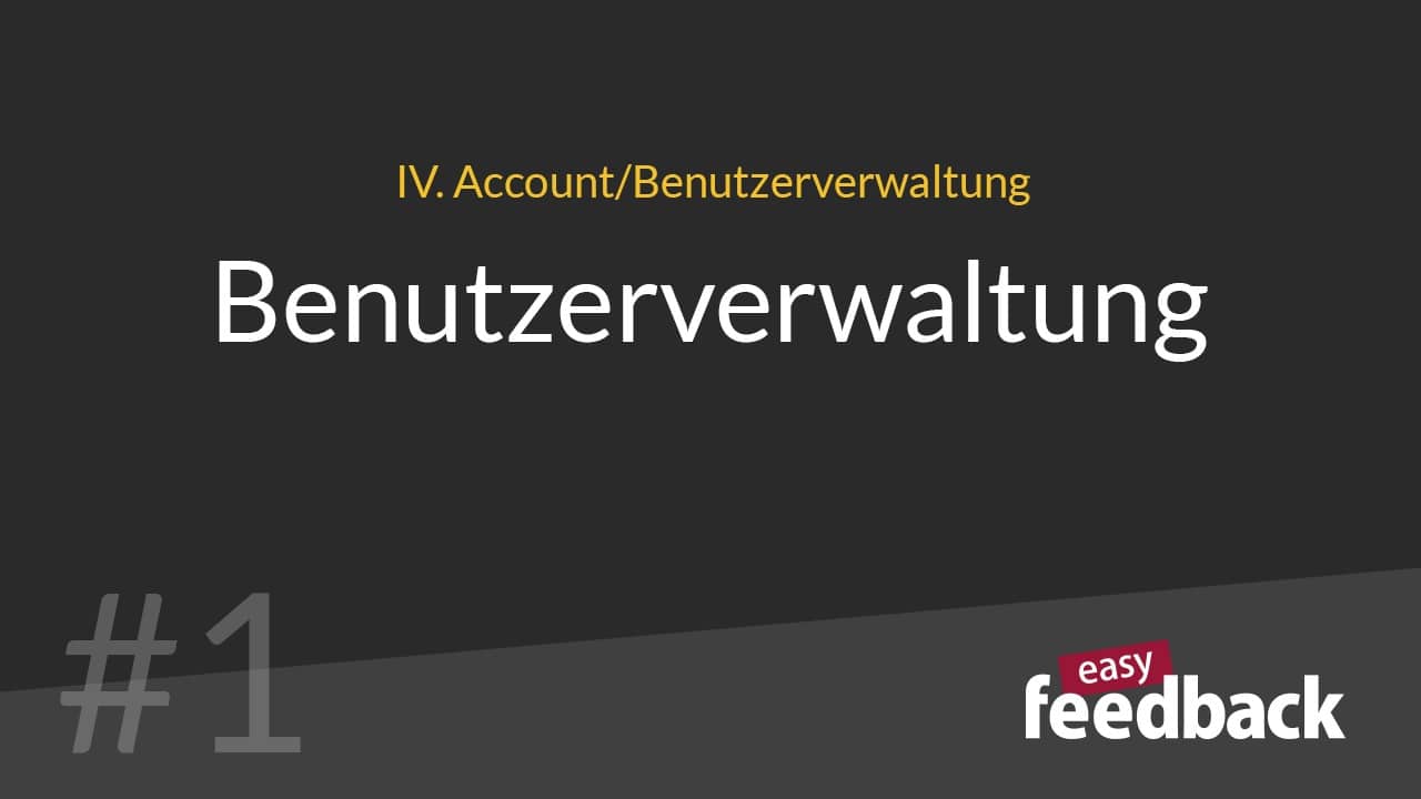 benutzerverwaltung und rechtevergabe