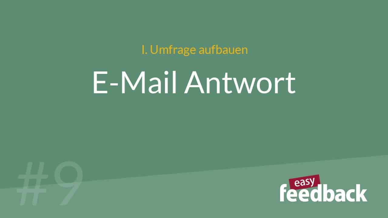 E-Mail Antwort