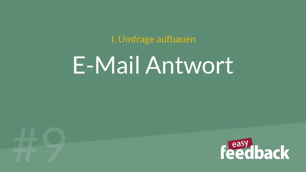 E-Mail Antwort