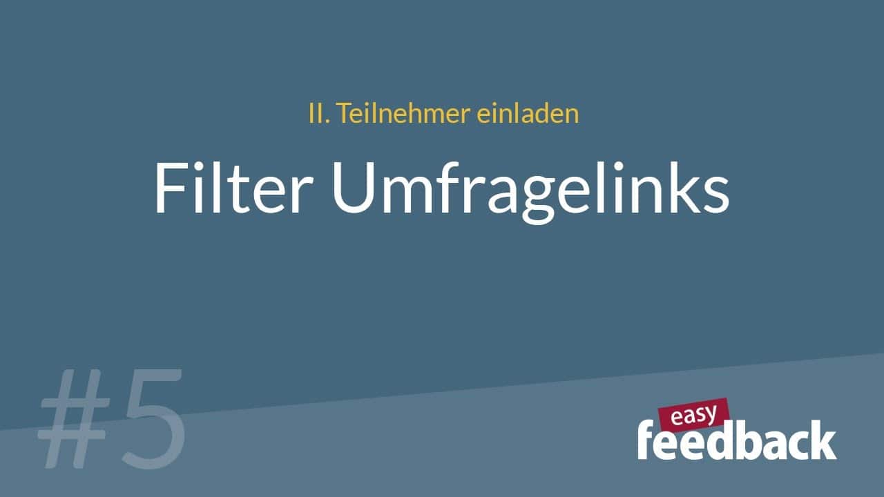 Filter Umfragelinks