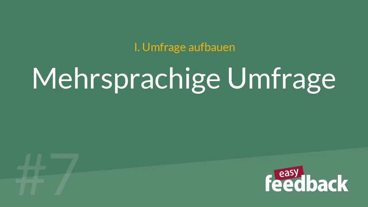Mehrsprachige Umfragen