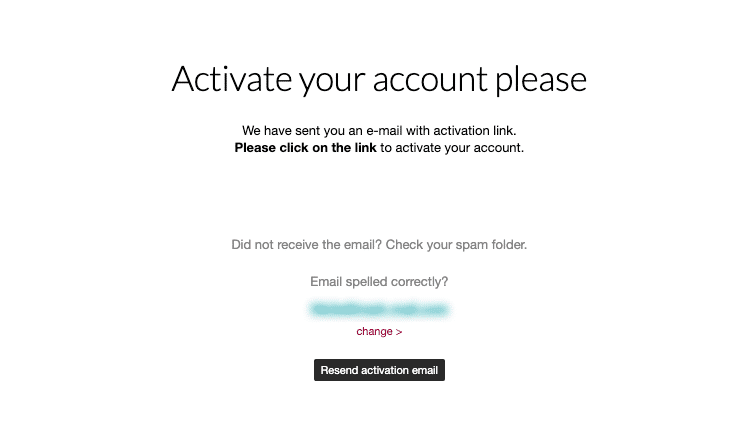 Activate your easyfeedback account