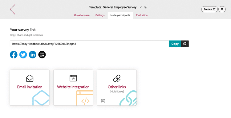 Choosing the method for inviting participants