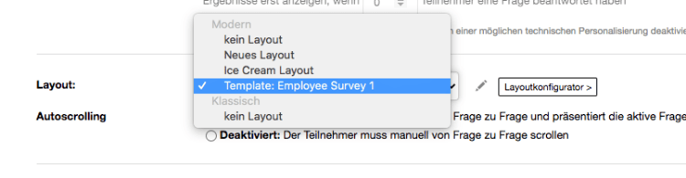 Layout Umfrage zuordnen 3