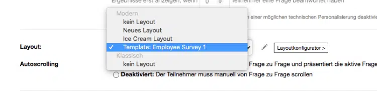 Layout Umfrage zuordnen 3