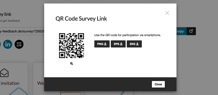 QR Code as survey link