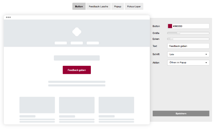 Website Integration: Button