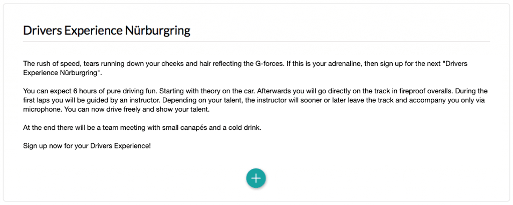 Welcome text in survey