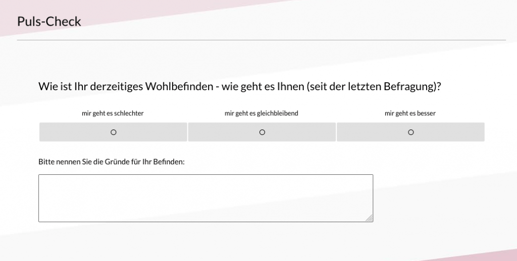 puls check befragung frage 1