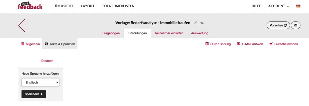 Neue Sprache der Umfrage hinzufügen_DE