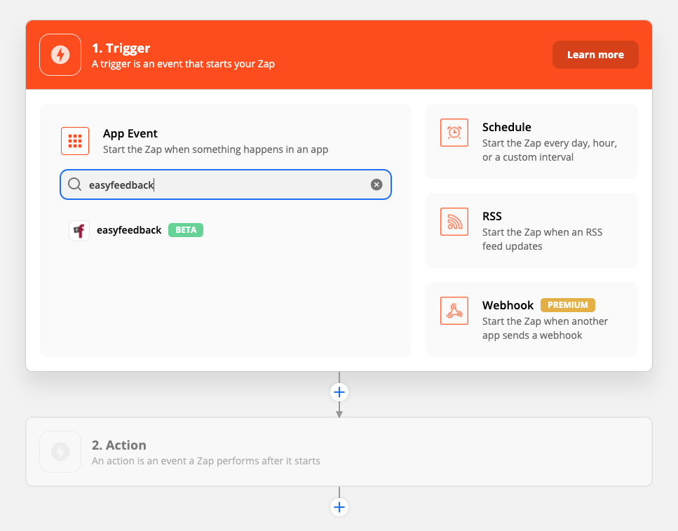 Zap anlegen und Workflow definieren