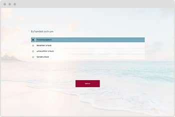 Formular zum Urlaubsantrag Fragebogen-Vorlage