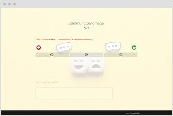 Umfrage-Vorlage: Stimmungsbarometer