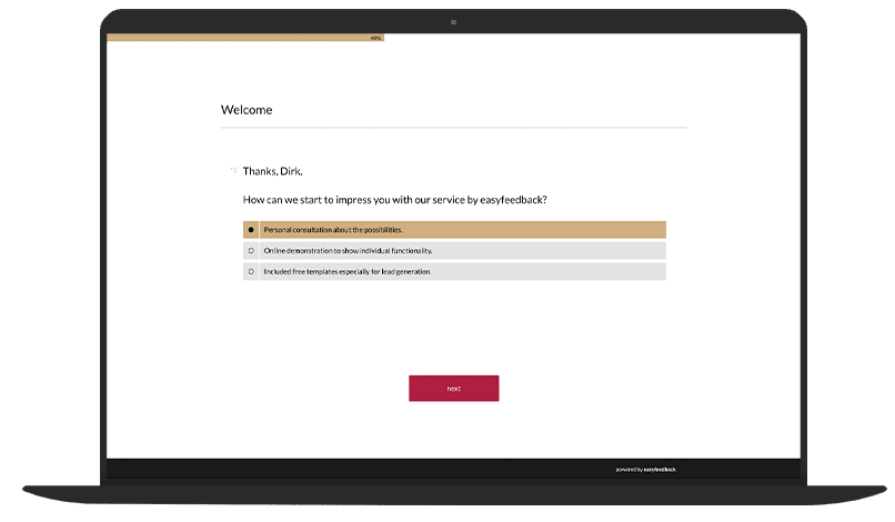 Lead Generation Form Survey Template