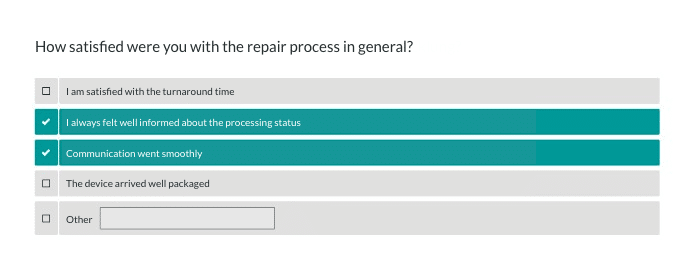 combination open closed question