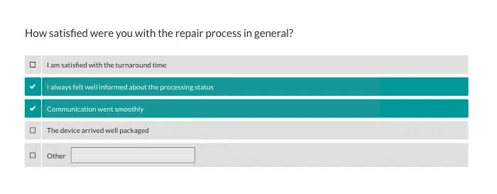 combination open closed question