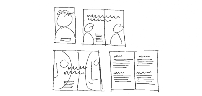 use a sketch for your wording