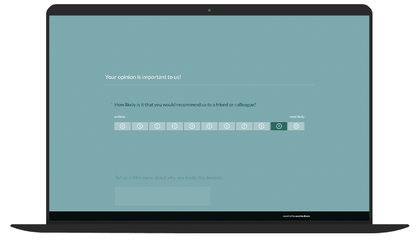 Survey Template Net Promoter Score