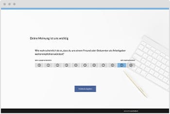 eNPS Umfrage-Vorlage