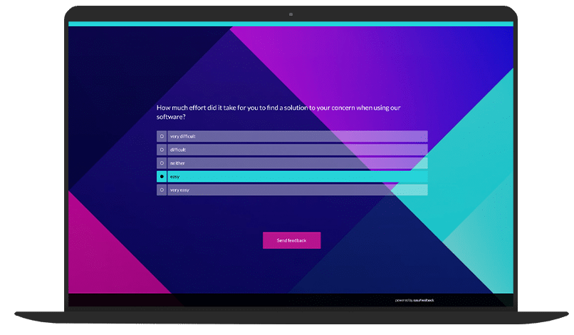 Survey Template Customer Effort Score