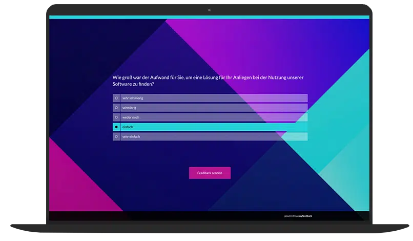 Umfrage-Vorlage Customer Effort Score