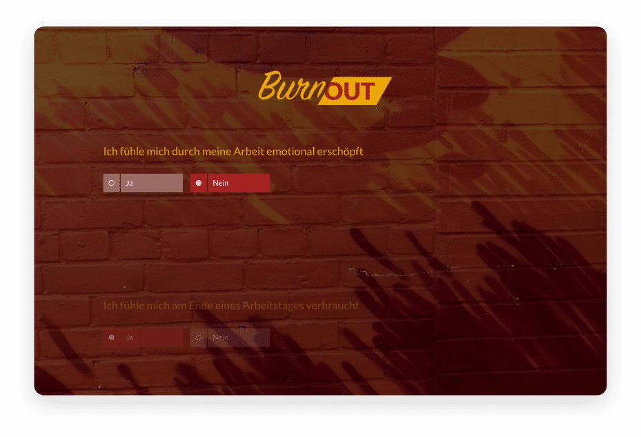 Quiz als Burnout-Test
