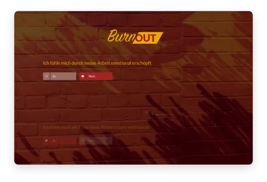 Quiz als Burnout-Test