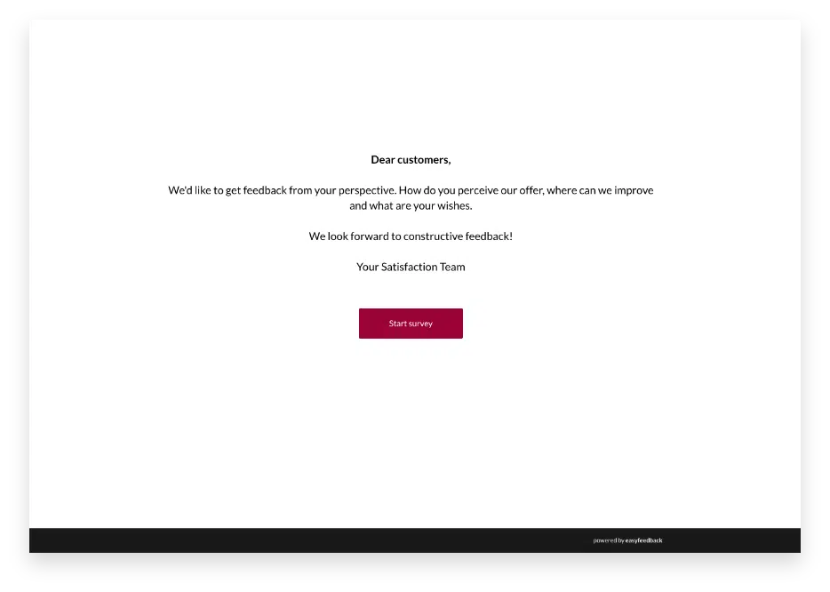 Short welcome text more appealingly designed on the surface
