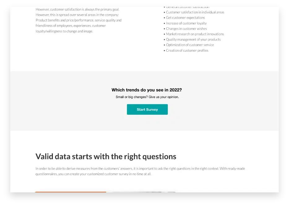 With a question, invite the user to communicate