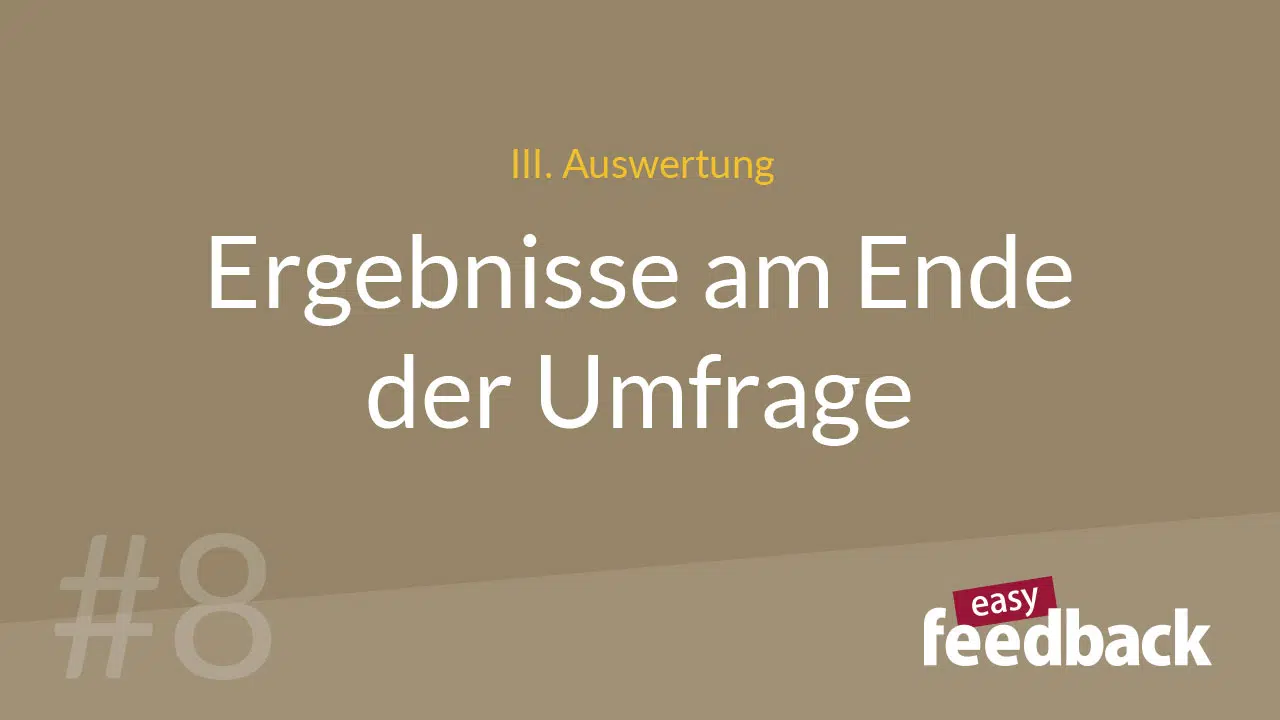 Ergebnisse am Ende der Umfrage anzeigen