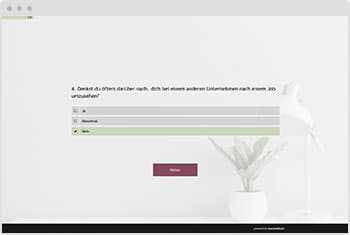 Unternehmenskultur Fragebogen Vorlage